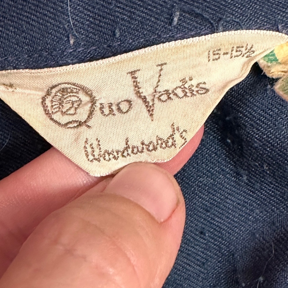 Vintage Quo Vadis Woodward's plaid button down shirt - Picture 6 of 7